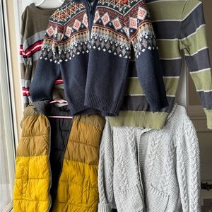 Assorted Sweaters and Jackets Collection